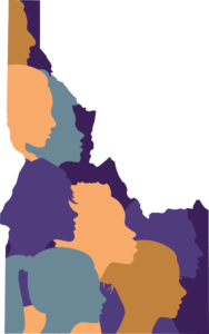 Idaho Women faces map Idaho Women faces map
